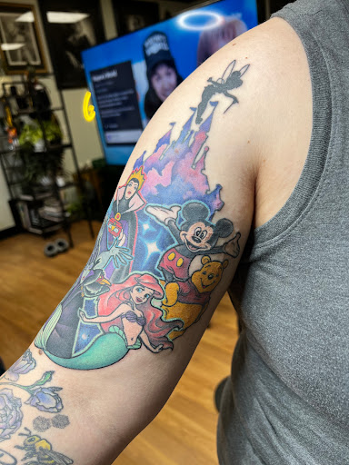 Explore mom son tattoo ideas, creative tattoo ideas in Roy, available at Garden Gate Tattoo & Art Collective