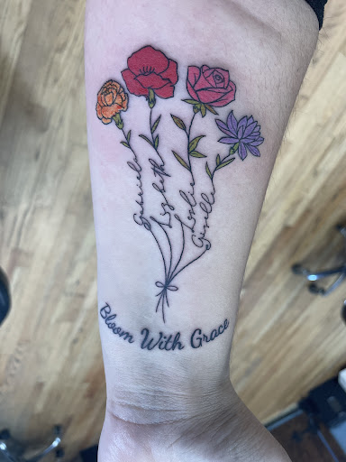 Explore green day tattoo ideas, creative tattoo ideas in Chicago, available at Ageless Arts Tattoo and Body Piercing