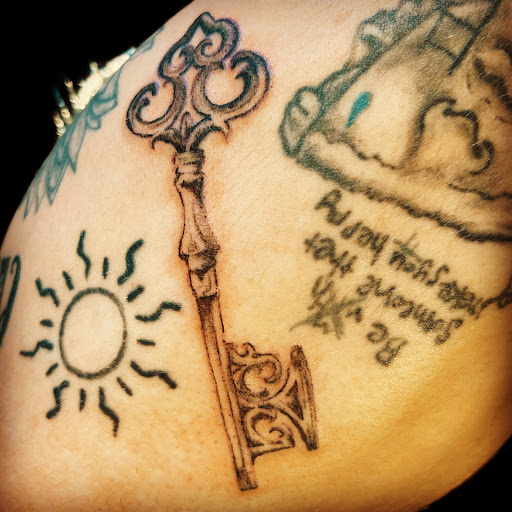 Explore labyrinth tattoo ideas, creative tattoo ideas in Maryville, available at Distinked Tattoo