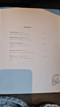 Carte du Sakura Sushibar à Halle (Saale)