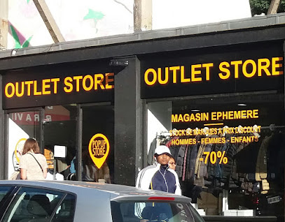 Outlet store “Magasin éphémère”