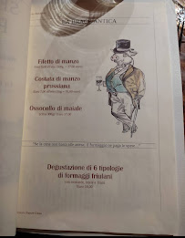 Trattoria al Paradiso à Paradiso menu