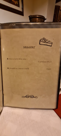 Restaurant Antica Trattoria Di Ricco' à Serramazzoni (la carte)