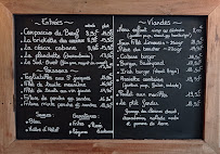 Carte du Restaurant la cabane à Villers-le-Lac