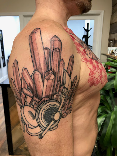 Explore black and grey tattoos sleeves ideas, creative tattoo ideas in Alexandria, available at Sayan Tattoo Company