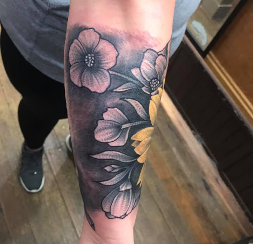 Explore tattoo ideas chest and arm, creative tattoo ideas in Franklin, available at Olde Anchor Tattoo