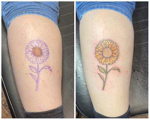 Explore paint tattoo ideas, creative tattoo ideas in Ocala, available at Beauty in a Canvas Tattoo and Art Gallery