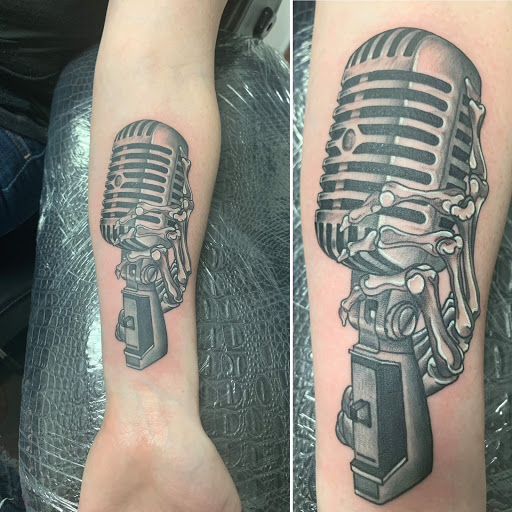 Explore timepiece tattoo ideas, creative tattoo ideas in Wake Forest, available at Revelation Ink Tattoo and Piercing