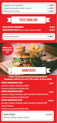 Cuore Ristopizza à Cogliate menu