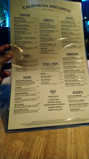 Restaurant «California Dreaming Restaurant», reviews and photos, 2657 Beaver Run Blvd, Myrtle Beach, SC 29575, USA