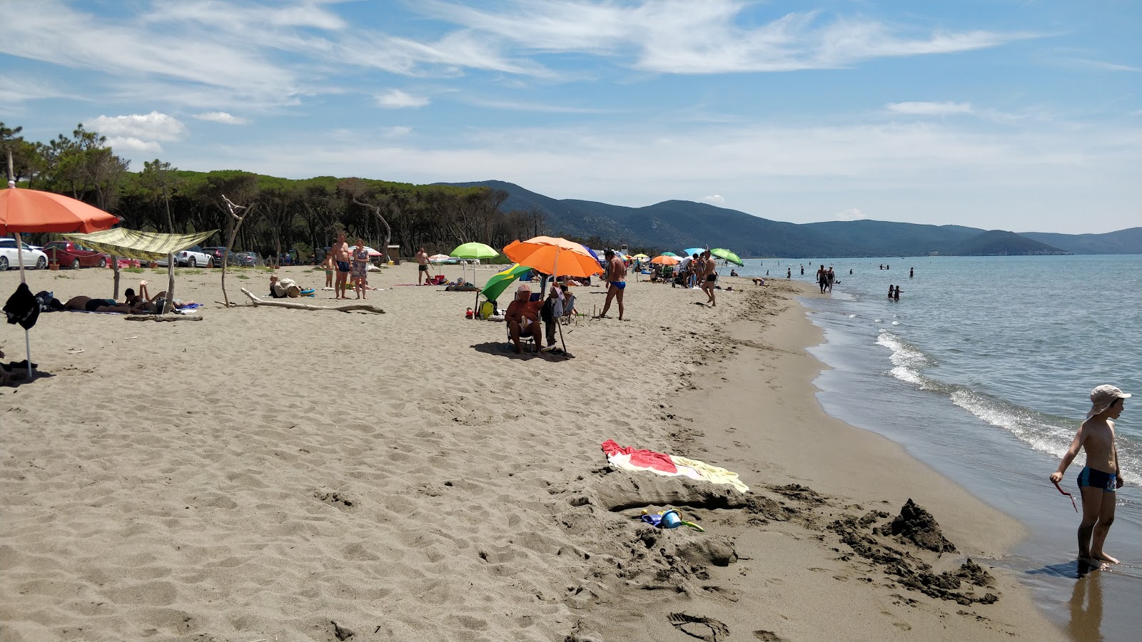 Photo de Spiaggia di Marina di Alberese situé dans une zone naturelle