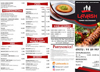 Menu du Lavash à Espelkamp
