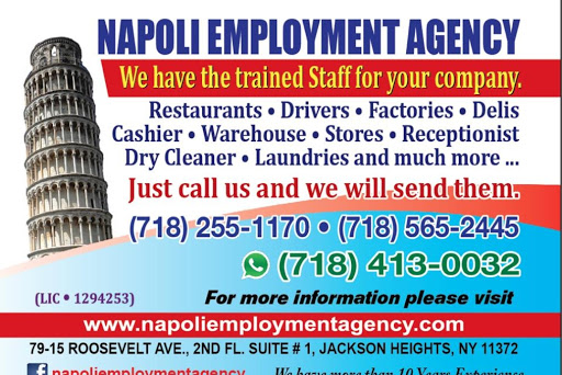 Employment Agency «Napoli Employment Agency», reviews and photos, 79-15 Roosevelt Ave, Jackson Heights, NY 11372, USA