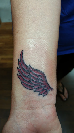 Explore to infinity and beyond tattoo ideas, creative tattoo ideas in Guymon, available at Texas Inkslingers Tattoo Guymon