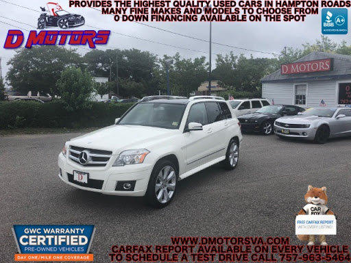 Used Car Dealer «D Motors», reviews and photos, 881 E Little Creek Rd, Norfolk, VA 23518, USA