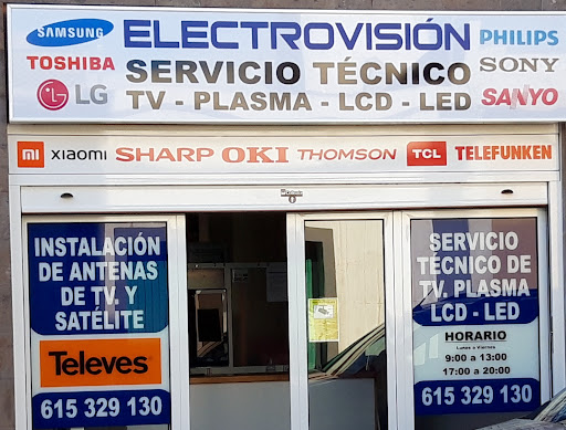 ElectroVision - Servicio Técnico. Reparación tv video antena television led lcd plasma Telde