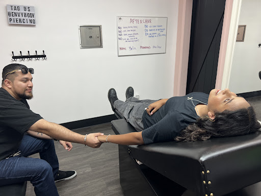 Explore guitarist tattoo ideas, creative tattoo ideas in Redondo Beach, available at Envy Body Piercing