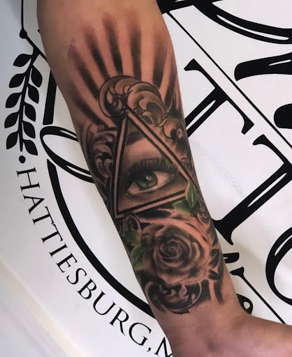 Explore jack the pumpkin king tattoo ideas, creative tattoo ideas in Hattiesburg, available at Everything Prime Art Studio