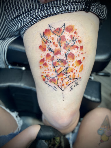 Explore girl sleeve tattoo ideas, creative tattoo ideas in Sevierville, available at Hudsons House Of Ink