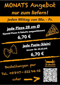 Restaurant LA GONDOLA - Apericena I Pizzeria I Shop | Lieferservice à Dießen am Ammersee - menu / carte