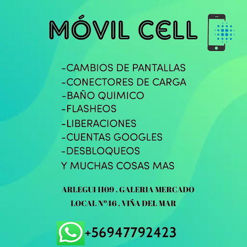 Opiniones de Móvil cell en Viña del Mar - Tienda de móviles