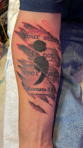 Explore tattoo space filler ideas, creative tattoo ideas in Tucson, available at Broken Clover Tattoo and Piercing