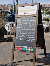 Menu / carte de La Galiote à Marseille