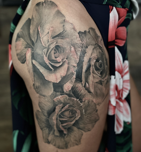 Explore constellation tattoo ideas, creative tattoo ideas in Deerfield Beach, available at Black Rose Tattoo Studio