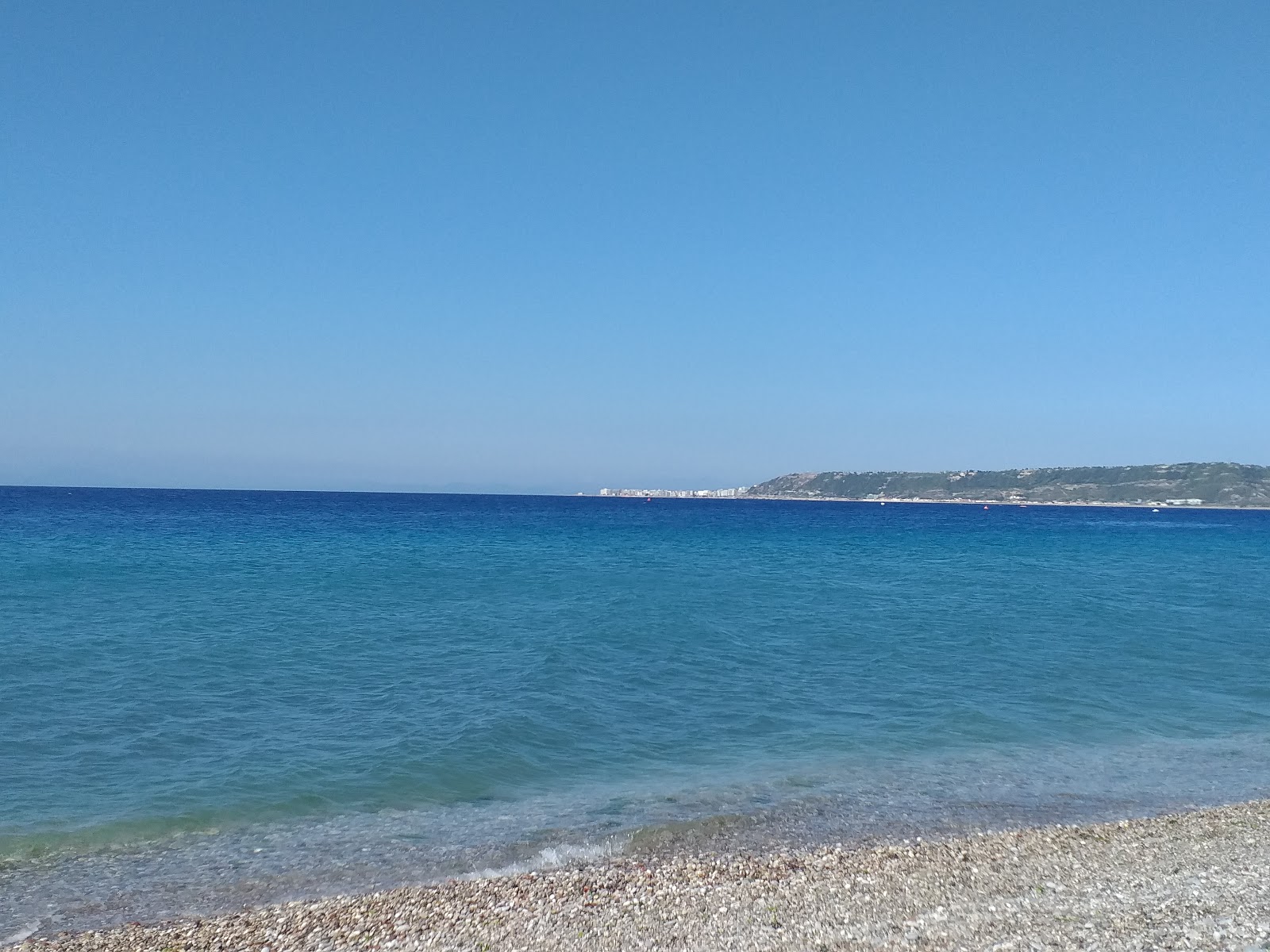 Foto van Ialysos beach met hoog niveau van netheid