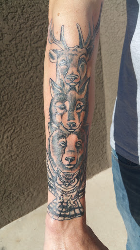 Explore color tattoo cover up ideas, creative tattoo ideas in Woodland Park, available at Above The Clouds Tattoo