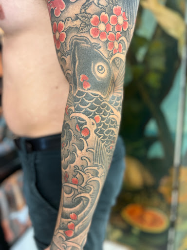 Explore tattoo cover up ideas for cross, creative tattoo ideas in Harrisonburg, available at Mr Lucky Tattoo