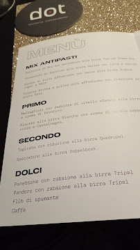 Carte du DOT Birreria Indipendente à Turin