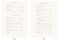 Restaurant Seeromantik à Heidesee carte