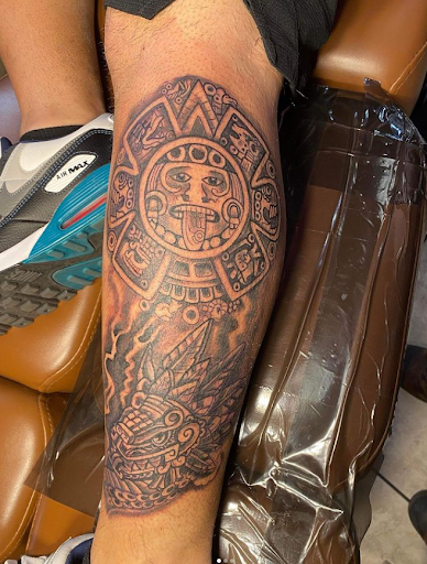 Explore back of head tattoo ideas, creative tattoo ideas in Denver, available at Denvers Competitive Ink