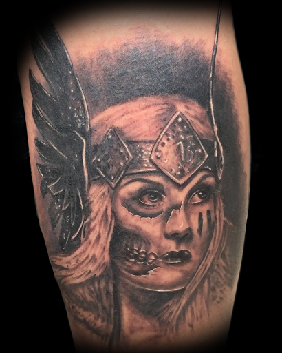 Explore lowrider tattoo ideas, creative tattoo ideas in Buford, available at Norsk Studios Tattoos & Piercings