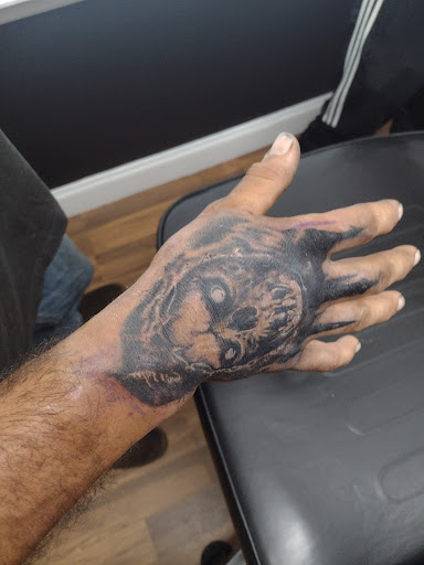 Explore black and grey tattoo filler ideas, creative tattoo ideas in Palatka, available at Ink Rush Tattoo Black Tide