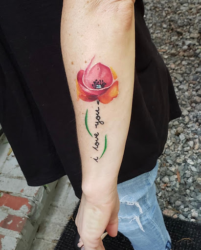 Explore duck tattoo ideas, creative tattoo ideas in Charlotte, available at Canvas Tattoo & Art Gallery