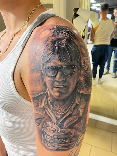 Explore owl tattoo ideas, creative tattoo ideas in Sarasota, available at SEVEN SINS Tattoo Studio