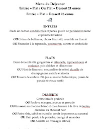 Carte du La Scène Brasserie à Lyon