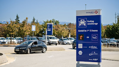 Parking de covoiturage VINCI Autoroutes à Bourg-lès-Valence
