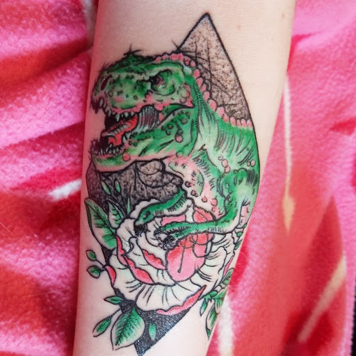 Explore guitar tattoo ideas, creative tattoo ideas in Parker, available at Chroma Collective Tattoo & Laser Removal Co.