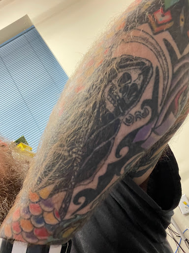 Explore electrical tattoo ideas, creative tattoo ideas in Cincinnati, available at Opal Moon Tattoo