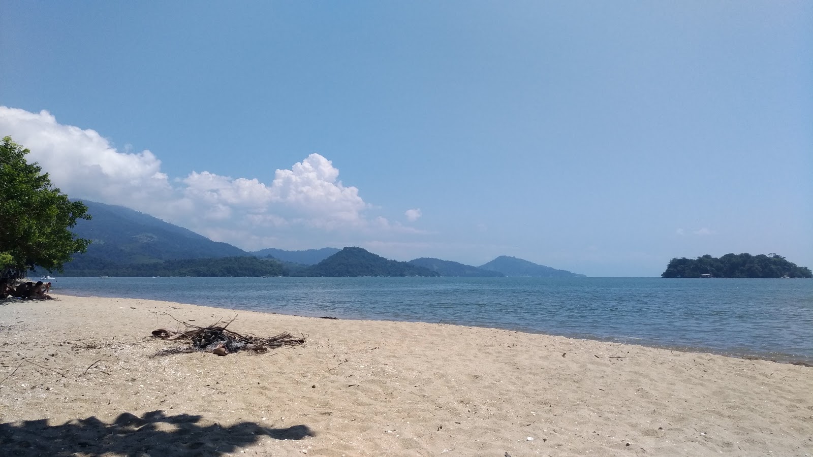 Foto van Jabaquara Beach en de nederzetting