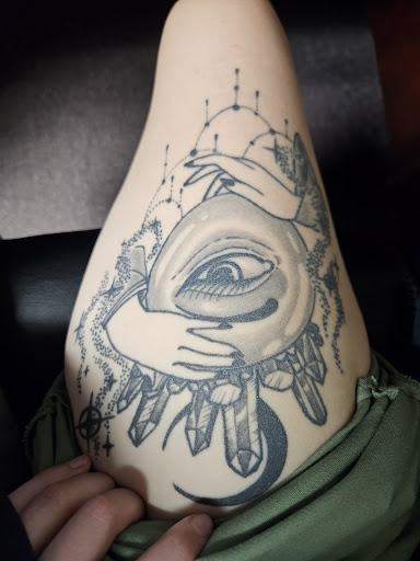 Explore mars tattoo ideas, creative tattoo ideas in Salisbury, available at Keepsake Custom Tattoo & Body Piercing Laser Tattoo Removal