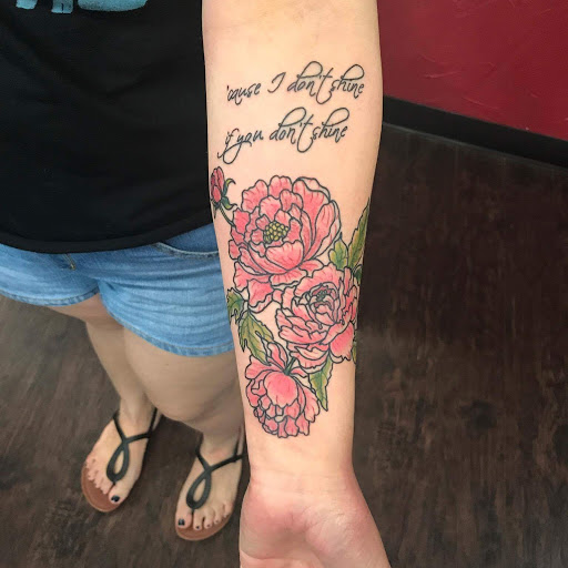 Explore lady ankle tattoo ideas, creative tattoo ideas in Rowlett, available at Fresh Image Tattoo Studios