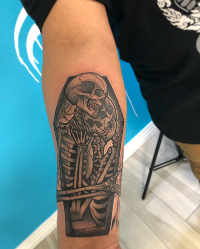 Explore great half sleeve tattoo ideas, creative tattoo ideas in Springdale, available at Tattoo Cartel