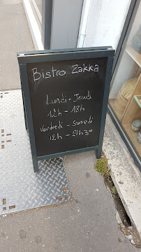Bistro Zakka à Lyon menu