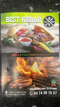Kebab Best Kebab (AMBÉRIEU EN BUGEY) à Ambérieu-en-Bugey - menu / carte