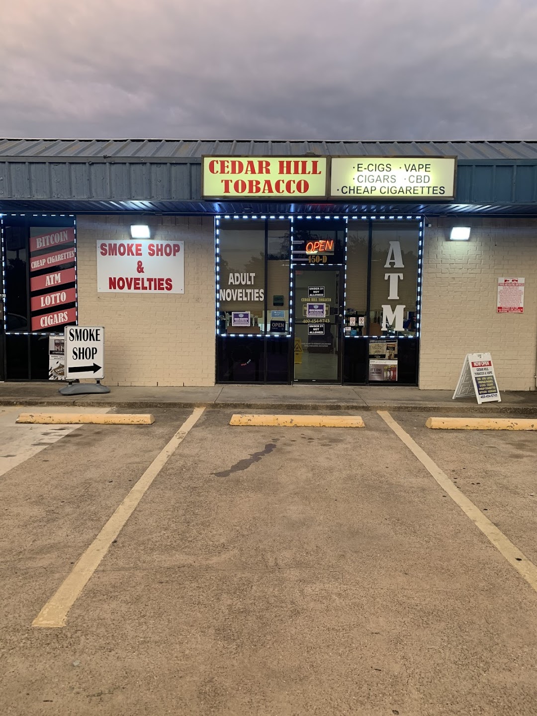 Cedar Hill Tobacco Smoke Shop & Adult Novelties & Tattoo Supplies