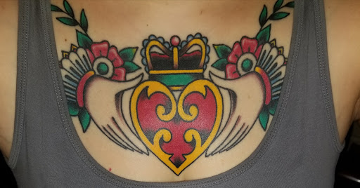 Explore floral sleeve tattoo ideas, creative tattoo ideas in Elyria, available at Chronic Tattoo